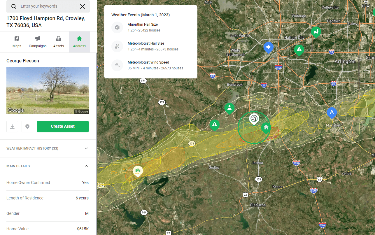 hail trip tracking