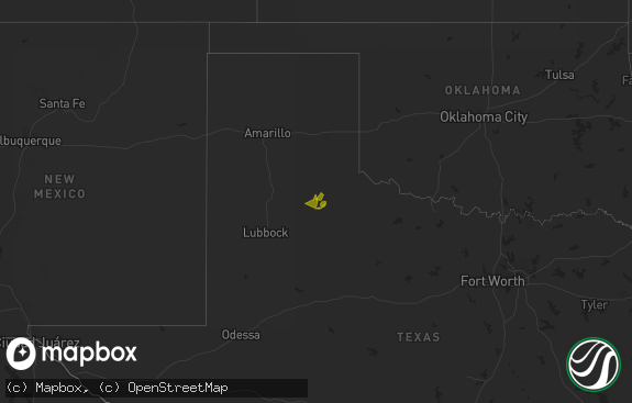 Hail map preview on 01-01-2013