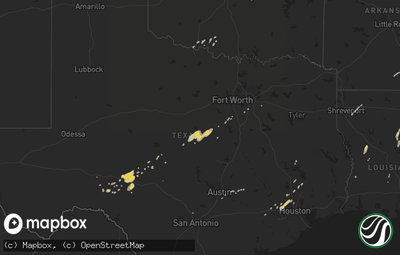 Hail map preview on 01-01-2017