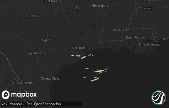 Hail map preview on 01-07-2018