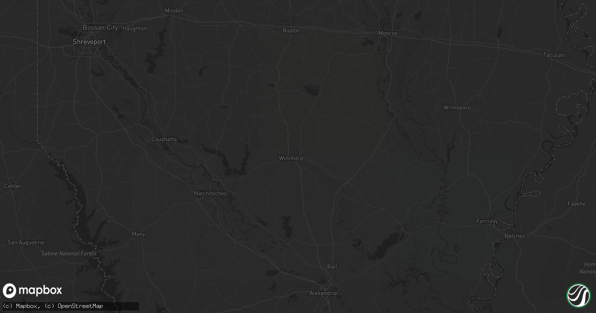 Hail map in Morton, MS on January 8, 2012