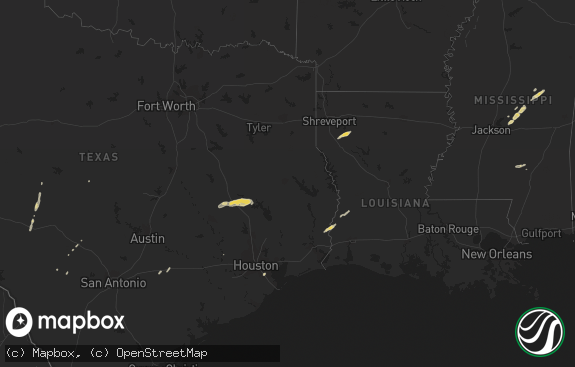 Hail map preview on 01-08-2012