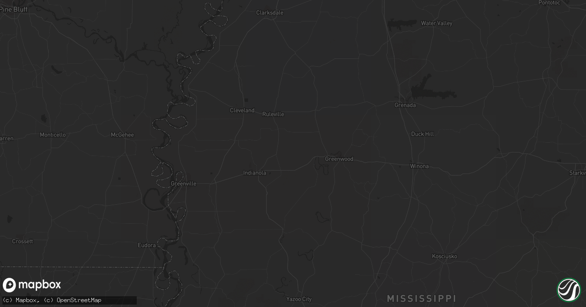 Hail map in Atlanta, TX on January 10, 2012