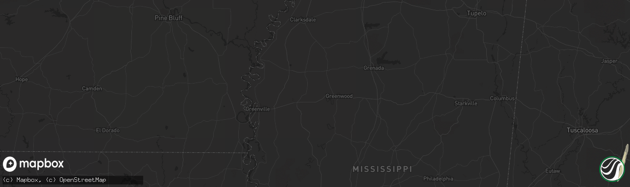 Hail map in Centreville, AL on January 10, 2012
