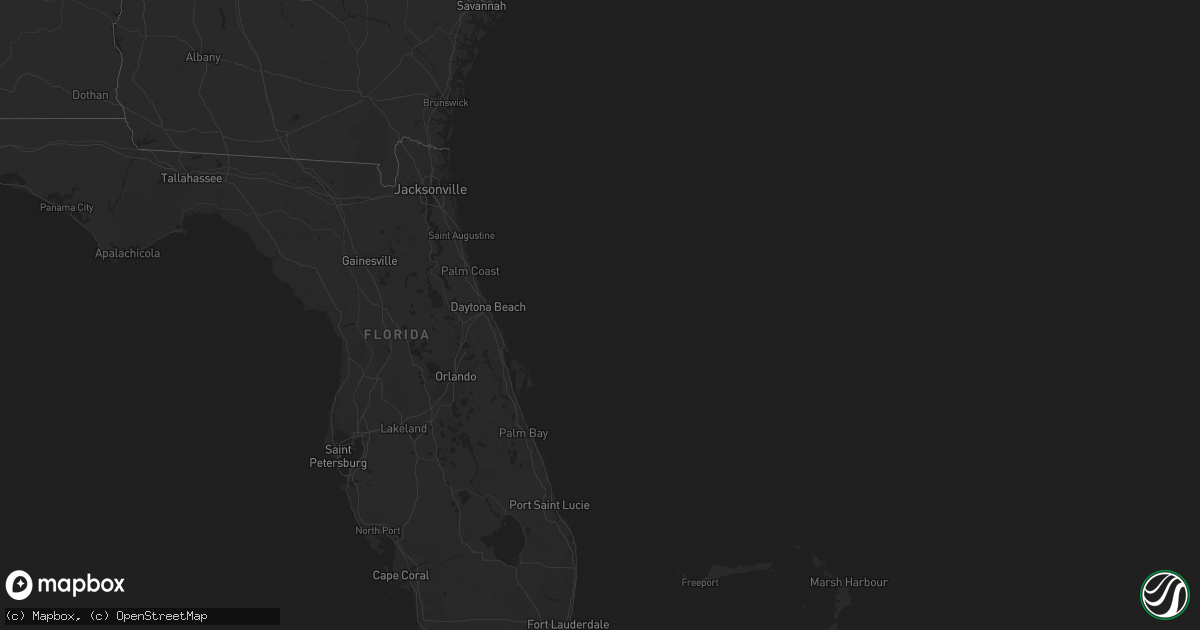 Hail map on January 11, 2012
