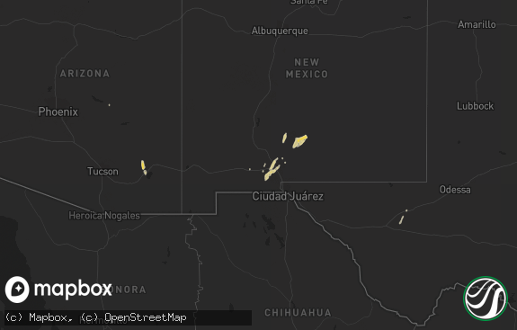 Hail map preview on 01-14-2017