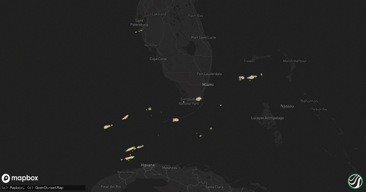 Hail map on January 17, 2011