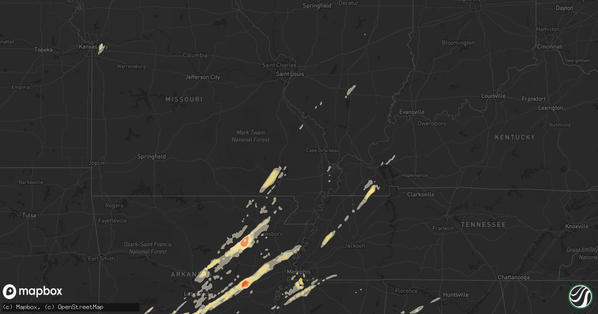 Hail map in Michigan on January 22, 2012