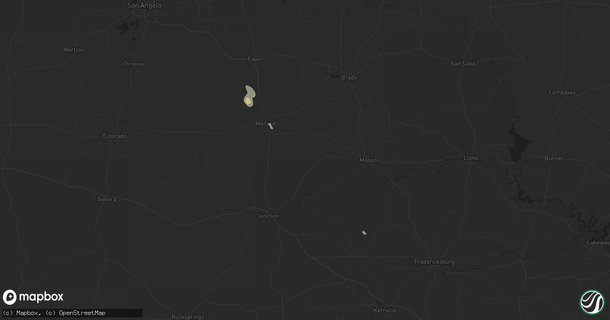 Hail map in Harper, TX on January 26, 2019