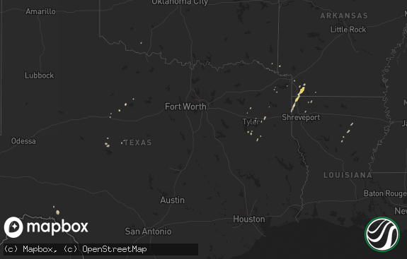 Hail map preview on 01-31-2011