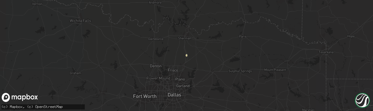 Hail map in Anna, TX on January 31, 2012