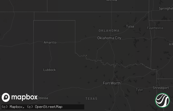 Hail map preview on 02-01-2016
