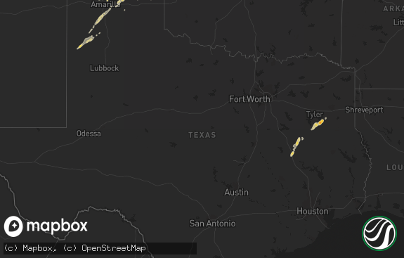 Hail map preview on 02-02-2012