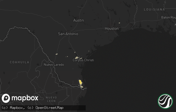 Hail map preview on 02-04-2012