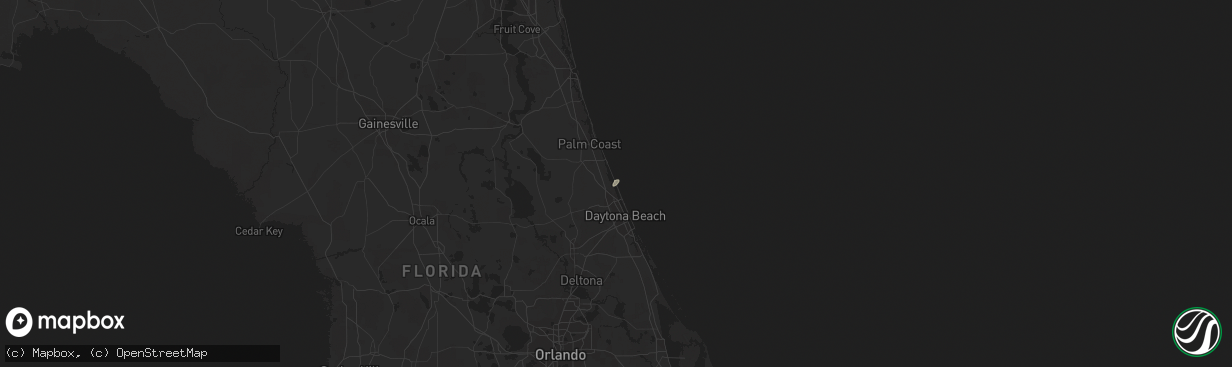 Hail map in Ormond Beach, FL on February 7, 2011