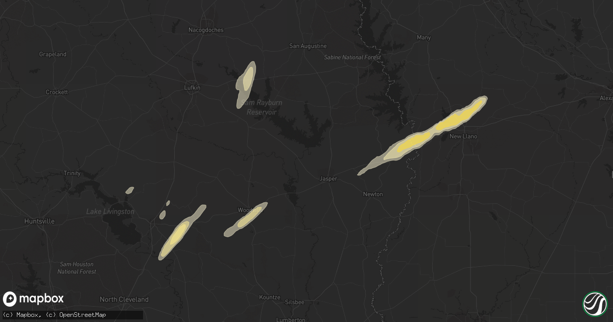 Hail map in Seagoville, TX on February 15, 2012