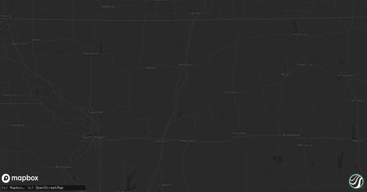 Hail map in Chanute, KS on February 20, 2011