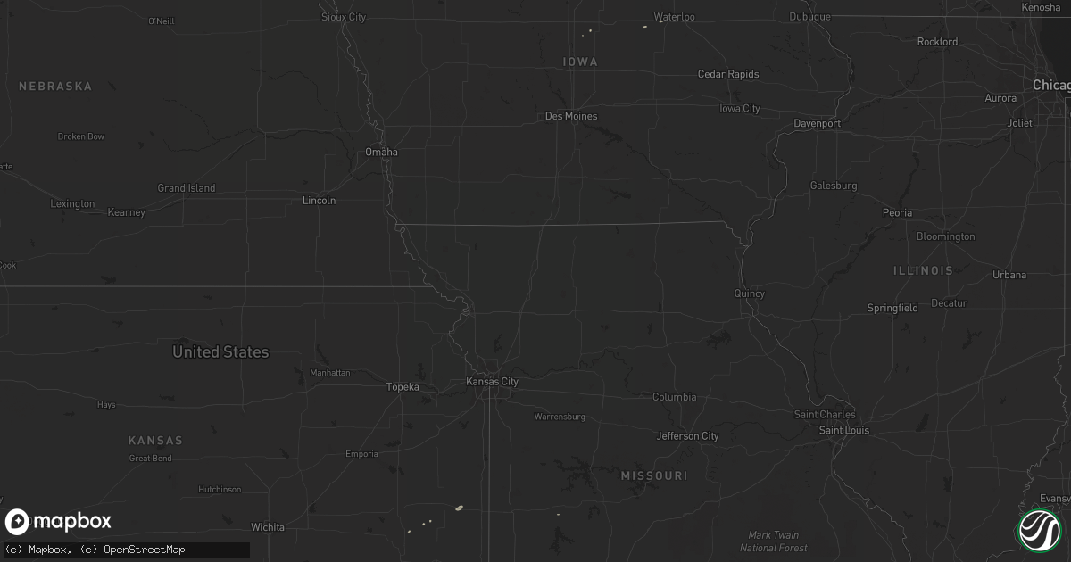 Hail map in Iowa on February 20, 2011