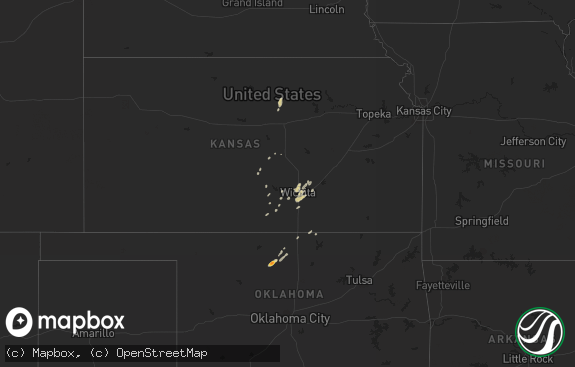Hail map preview on 02-20-2012