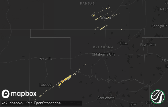 Hail map preview on 02-23-2011