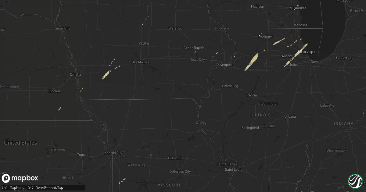 Hail map in Wisconsin on February 23, 2017