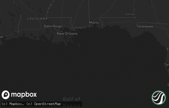 Hail map preview on 02-25-2020
