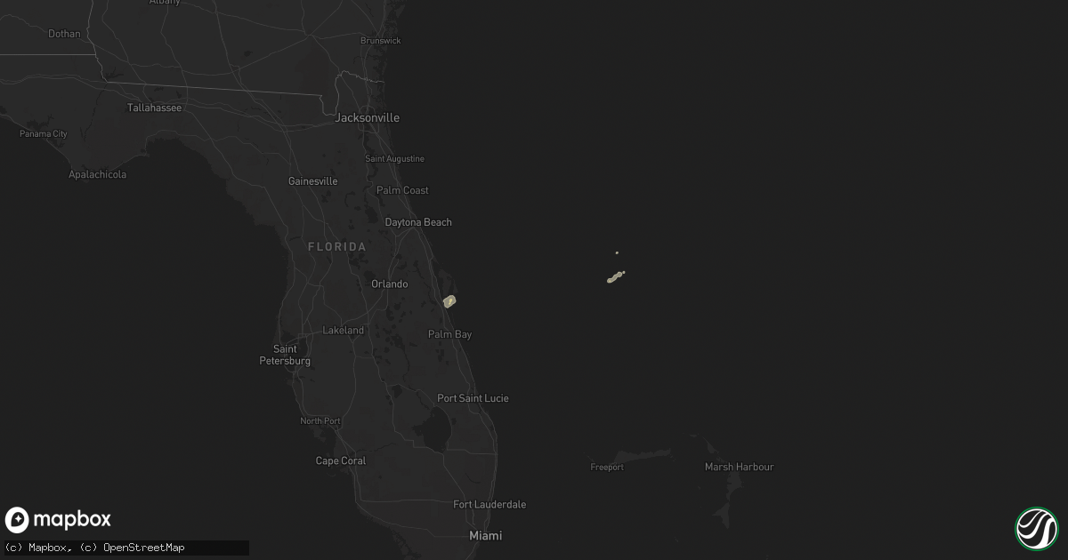 Hail map on February 26, 2020