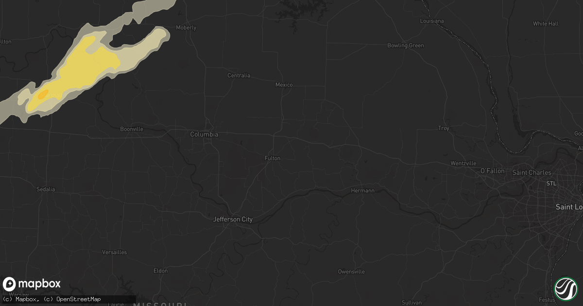 Hail map in Wichita, KS on February 27, 2011