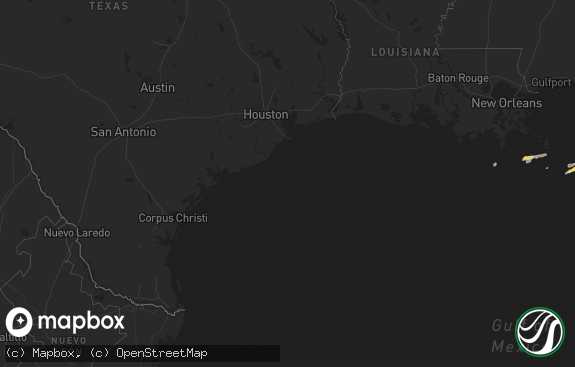 Hail map preview on 02-28-2019