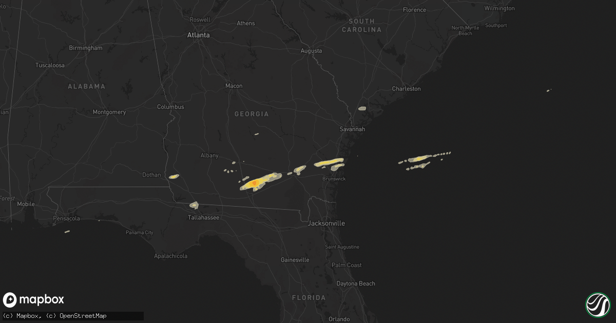 Hail map on March 3, 2012