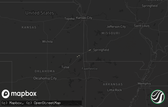 Hail map preview on 03-04-2018
