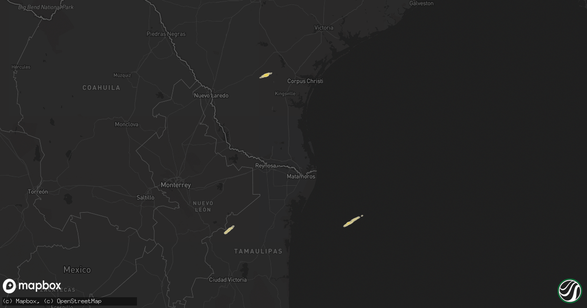 Hail map on March 6, 2018