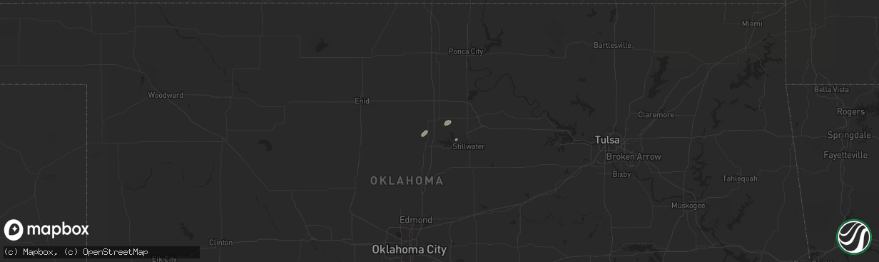 Hail map in Stillwater, OK on March 7, 2011