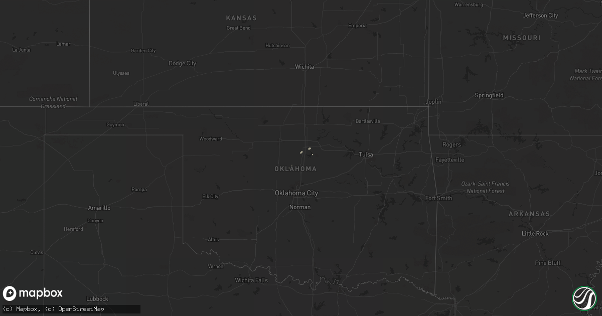 Hail map on March 7, 2011
