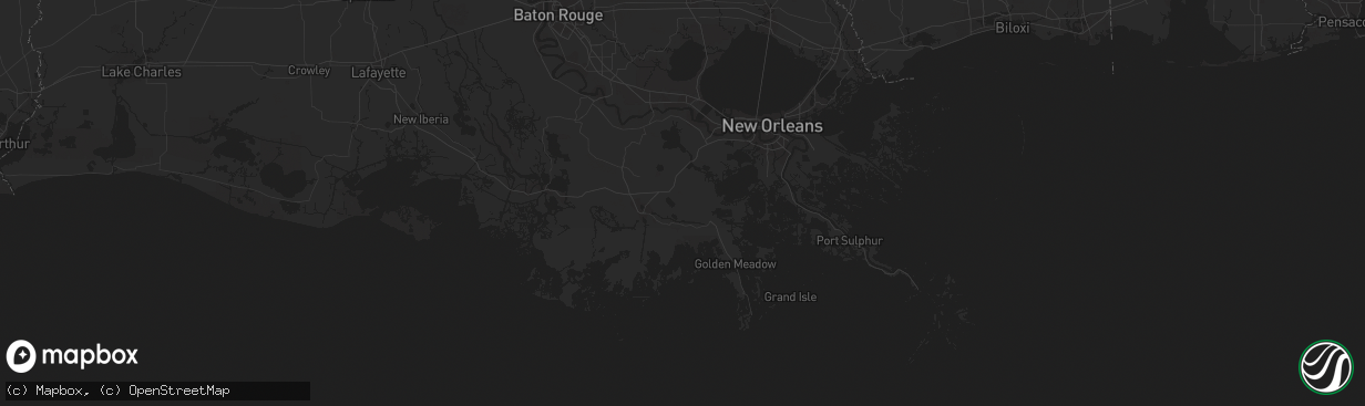 Hail map in Austin, TX on March 9, 2012