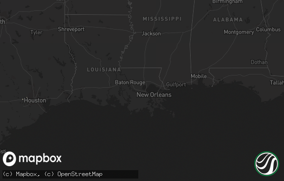 Hail map preview on 03-09-2012