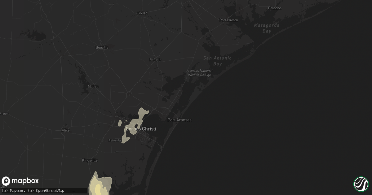 Hail map in Hockley, TX on March 9, 2016