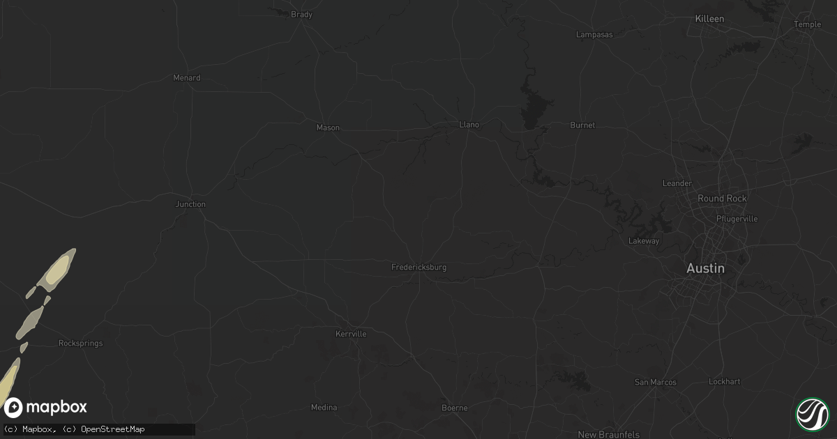Hail map in Stephenville, TX on March 10, 2012