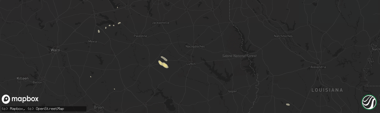Hail map in Kennard, TX on March 10, 2017