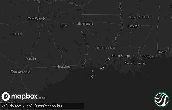 Hail map preview on 03-11-2012