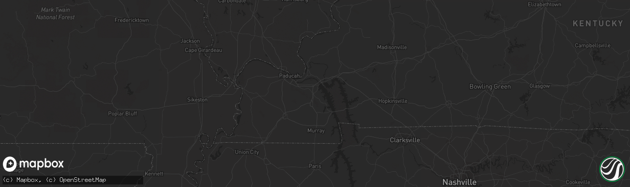 Hail map in Breaux Bridge, LA on March 12, 2012