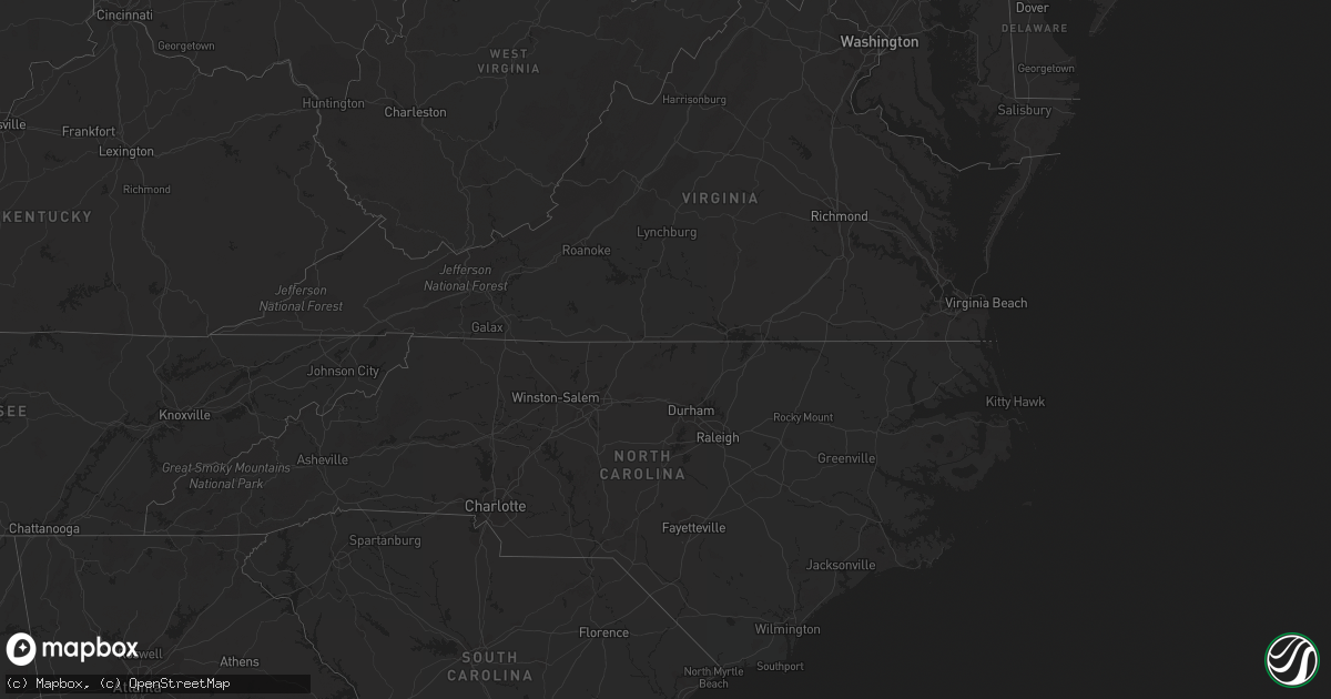 Hail map in Georgia on March 13, 2012