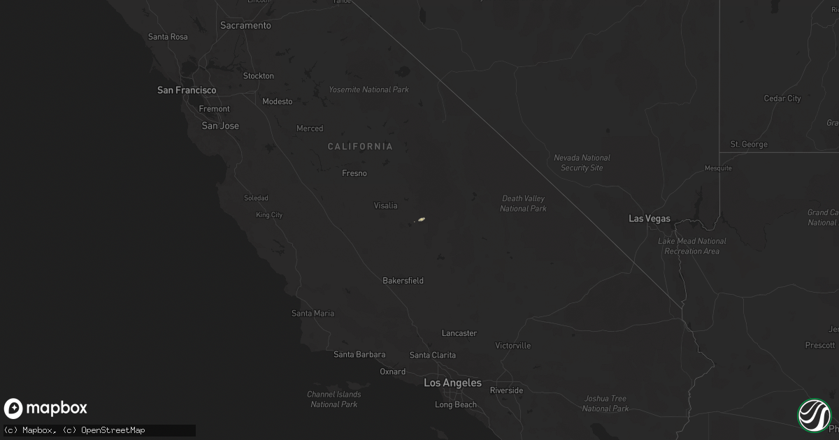 Hail map on March 13, 2018