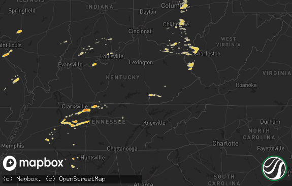 Hail map preview on 03-14-2012