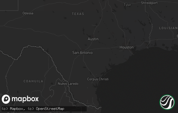 Hail map preview on 03-15-2023