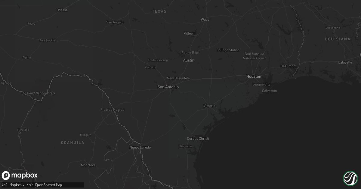 Hail map on March 15, 2023