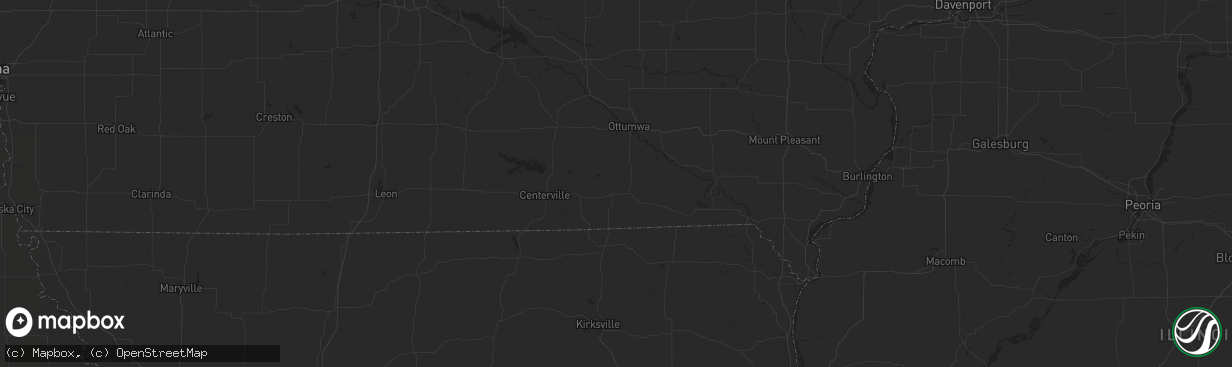 Hail map in Dysart, IA on March 17, 2011