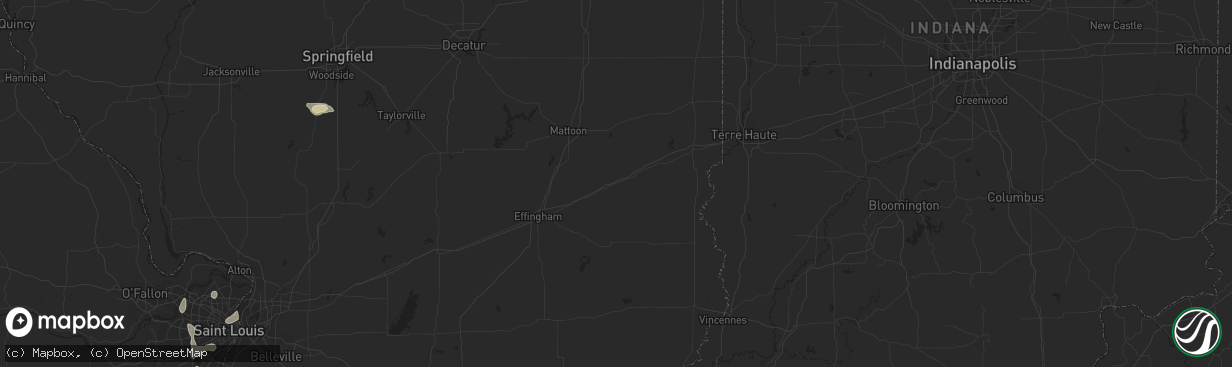 Hail map in Ashland City, TN on March 17, 2012