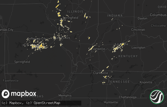 Hail map preview on 03-17-2012
