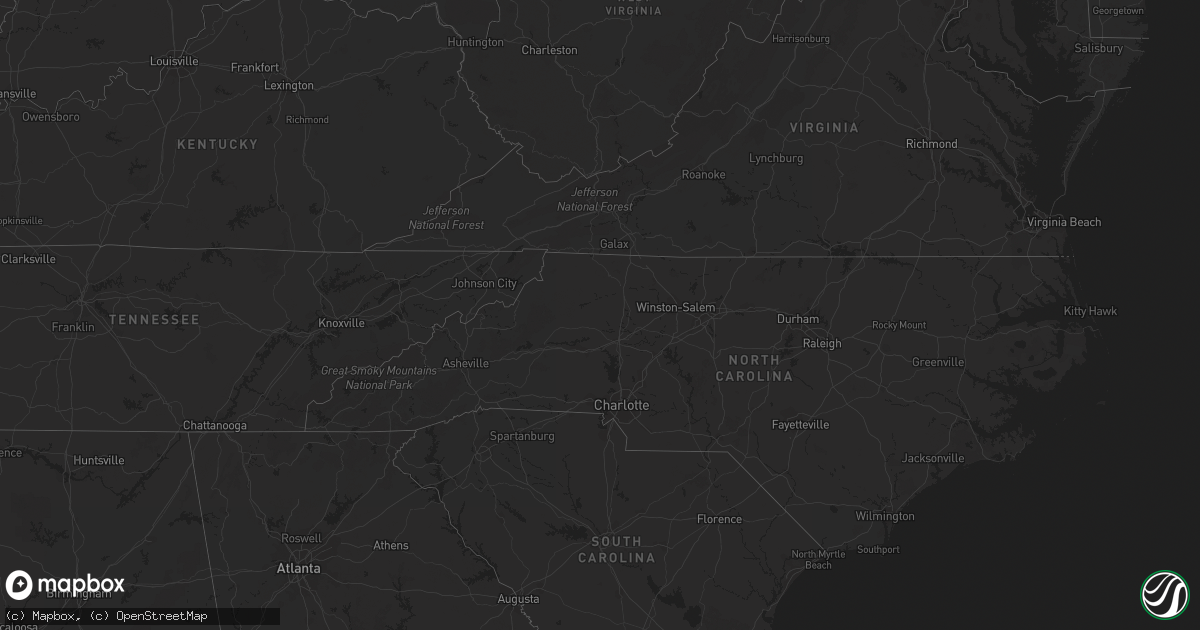 Hail map in Maryland on March 19, 2022